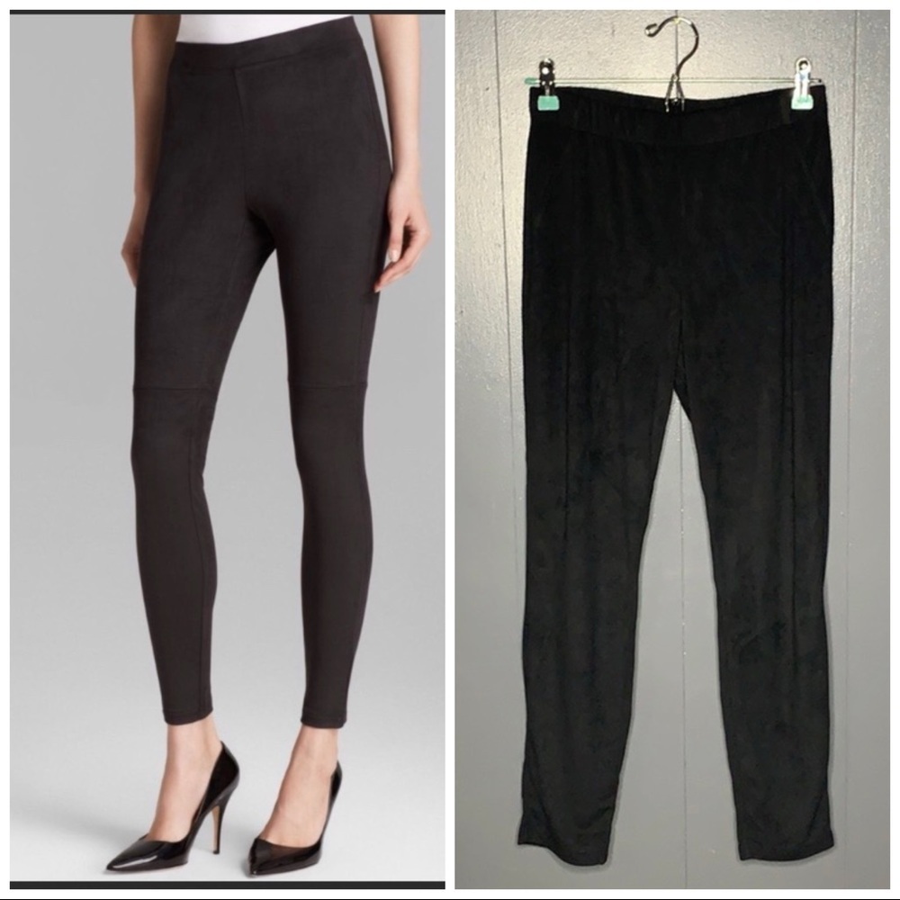 Utopia by HUE Suede‎ Skimmer Leggings Size M